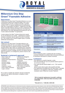 Millennium One Step Green&reg; Foamable Adhesive