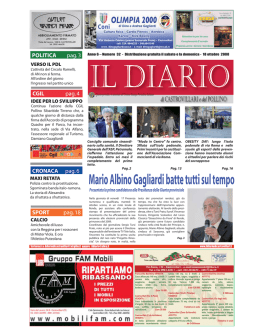 Mario Albino Gagliardi batte tutti sul tempo