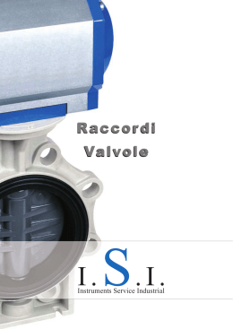 Catalogo Raccorderia.indd - ISI Srl Instruments Service Industrial