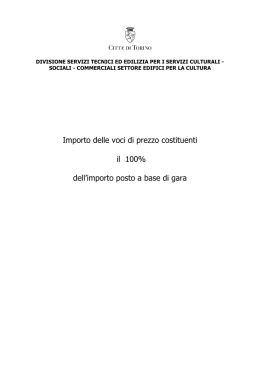 opere impianti elettrici e - Bandi on-line