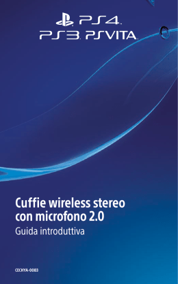 Cuffie wireless stereo con microfono 2.0