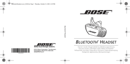 Manuale di istruzioni Bose per Bluetooth