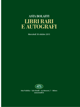 liBRi RARi E AutogRAfi