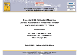 Costantini &ndash; Sollevamento carichi con le MMT