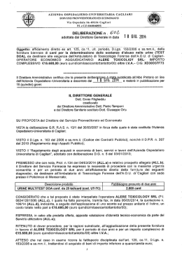 Deliberazione n. 602 del 18.06.2014