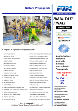 verona manifestazione nazionale invernale