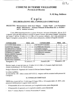 COMUN E TERME VIGLIATORE - Comune di Terme Vigliatore