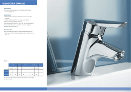 Scarica il pdf rubinetteria standard