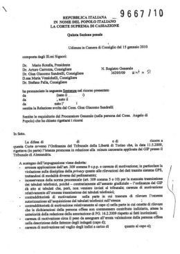 Testo della sentenza