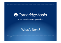 (MZI Cambridge Audio BD 752 Gennaio 2013 [modalità