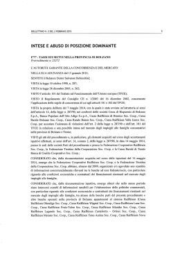 qui - Osservatorio Permanente sull`Applicazione delle Regole di