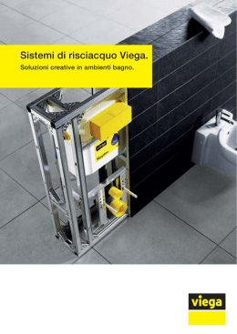 Sistemi di risciacquo Viega.