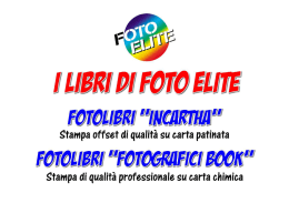 Scarica I LIBRI DI FOTOELITE: Catalogo e Listino