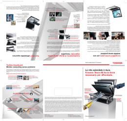 La vita aziendale &egrave; dura. Il nuovo Tecra A8 ha la forza