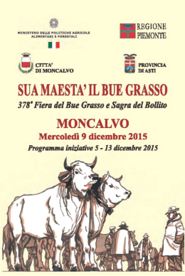 Sua Maest&agrave; il Bue Grasso