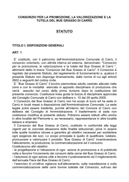 Statuto comunale - 126,26 KB - Consorzio del Bue Grasso di Carr&ugrave;