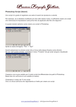 Scarica il tutorial in Pdf