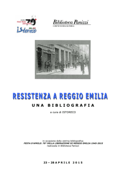 Scarica la bibliografia