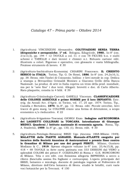 Catalogo 47 &ndash; Prima parte - Libreria Antiquaria Le Colonne