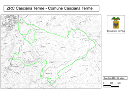 Cartografia ZRC Casciana Terme