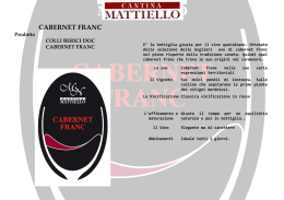 CABERNET FRANC - Cantina Mattiello