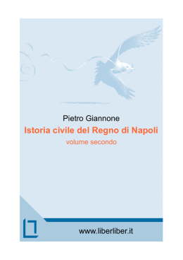 Istoria civile del Regno di Napoli (Volume secondo)