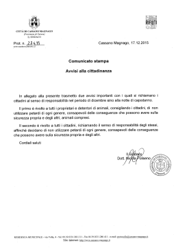 Clicca qui per aprire il documento del Comune di Cassano Magnago