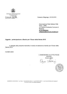 CITTÀ DI CASSANO MAGNAGO