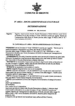 Determina N. 104 del 30-09
