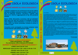 Isola Ecologica - Comune di Castiglion Fiorentino