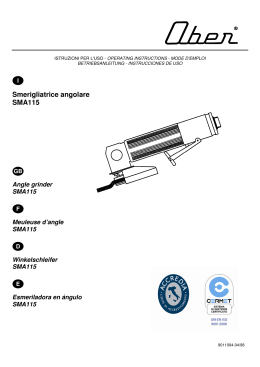 Smerigliatrice angolare SMA115