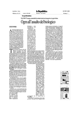 Leggi l`articolo - Fondazione Diritti Genetici