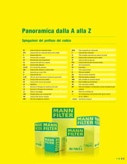 Panoramica dalla A alla Z