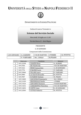 UNIVERSIT&Agrave; DEGLI STUDI DI NAPOLI FEDERICO II