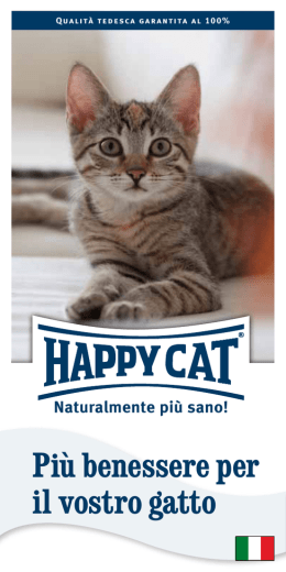 Più benessere per il vostro gatto