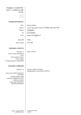 CV_Rozza_Lorenzo - Comune di Camposano