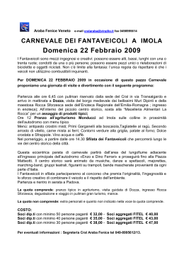 22/02/2009 - Cral Araba Fenice Triveneto