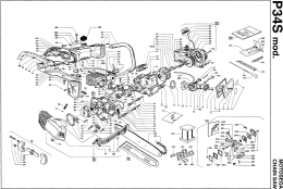 Page 1 Page 2 MOTOSEGA CHAIN SAW mod. P345 N. CODICE Q
