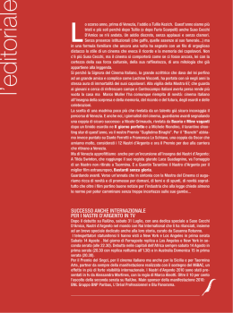 l`editoriale