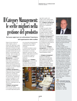 Il Category Management