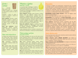 Carta e cartone Plastica e Lattine Ecocentro