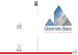 schede tecniche - Ceramica Dolomite