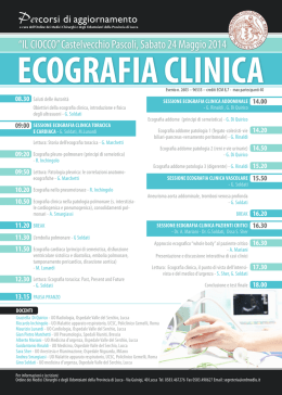 &ldquo;IL CIOCCO&rdquo; Castelvecchio Pascoli, Sabato 24 Maggio 2014