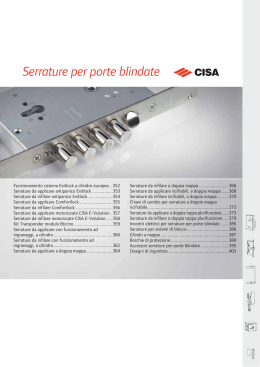 Serrature per porte blindate