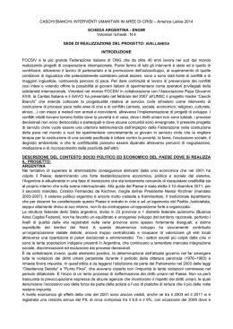 CASCHI BIANCHI: INTERVENTI UMANITARI IN AREE DI