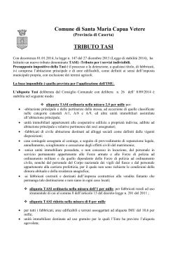 manifesto-Tasi - Comune di Santa Maria Capua Vetere
