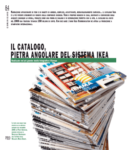 il catalogo, pietra angolare del sistema ikea