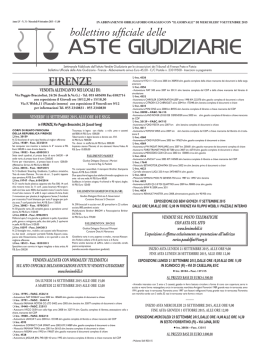 TRIBuNALE DI FIRENZE - Astagiudiziaria.com