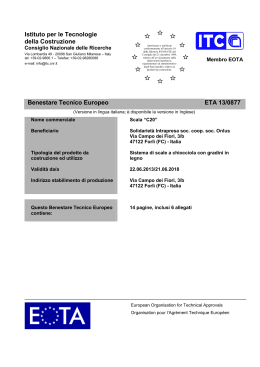 ETA C20 ita - Aedilitia - Consiglio Nazionale delle Ricerche