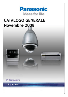CATALOGO GENERALE Novembre 2008